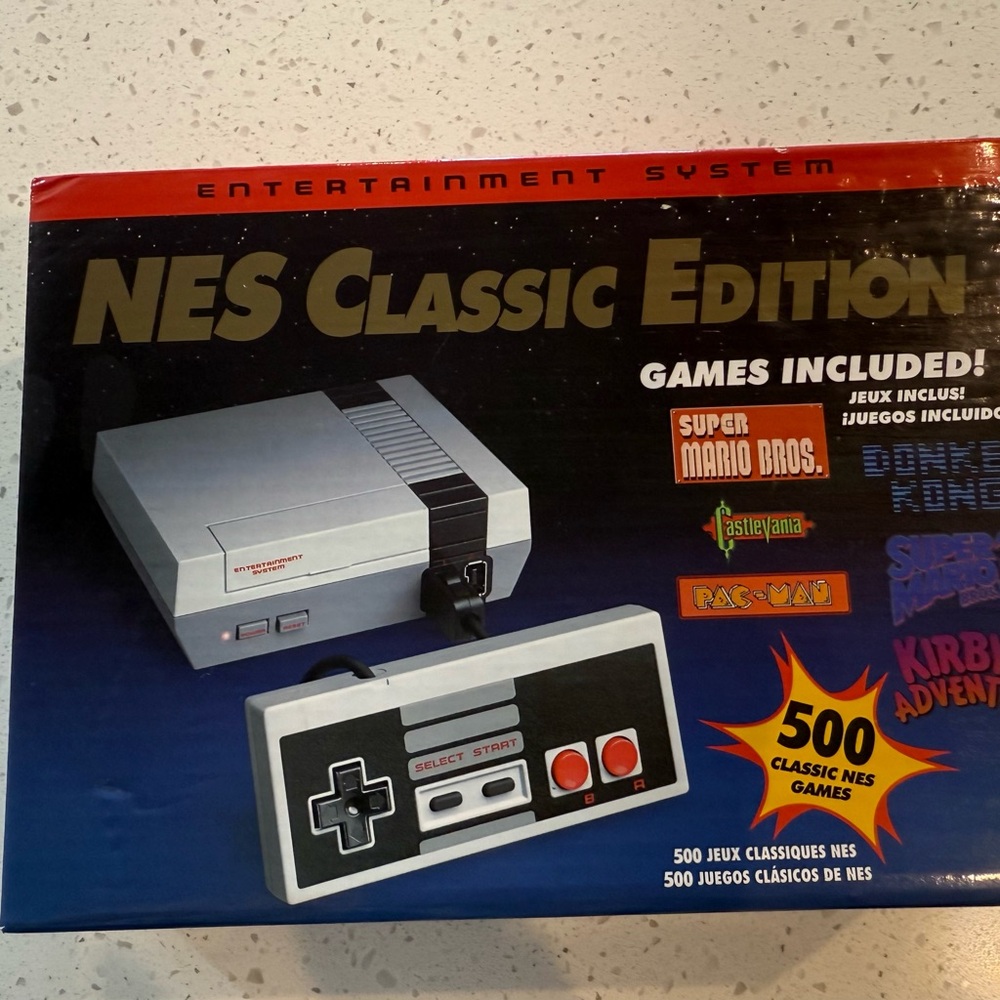 NES Classic Edition Mini Console New with 500 games Pac Man Super Mario Bros +